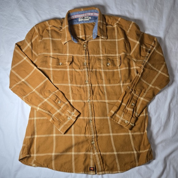 The Normal Brand Shirt Flannel Size XL Button Down Long Sleeve Pockets - Picture 3 of 9